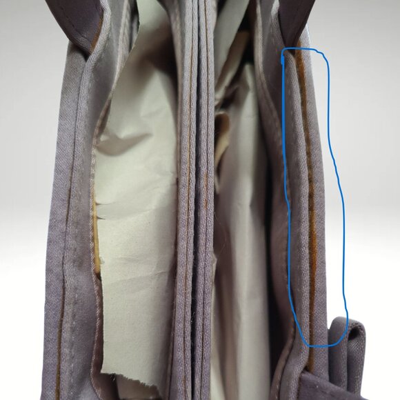 Lavender Silk Bloomingdale's Handbag - Elegant & Vintage - Picture 9 of 9